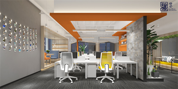 辦公室裝修效果圖之溫馨生動 辦公室裝修效果圖之溫馨生動