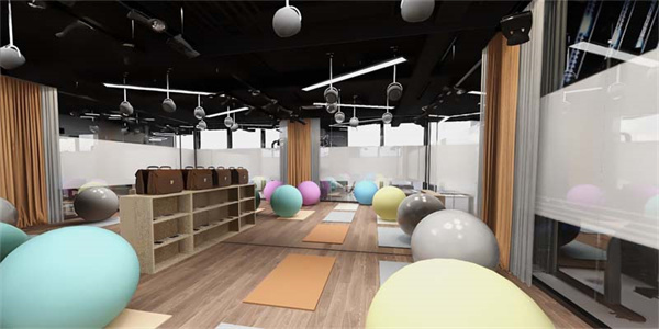 健身會所設計裝修效果圖—燦源裝飾 健身會所設計裝修效果圖—燦源裝飾